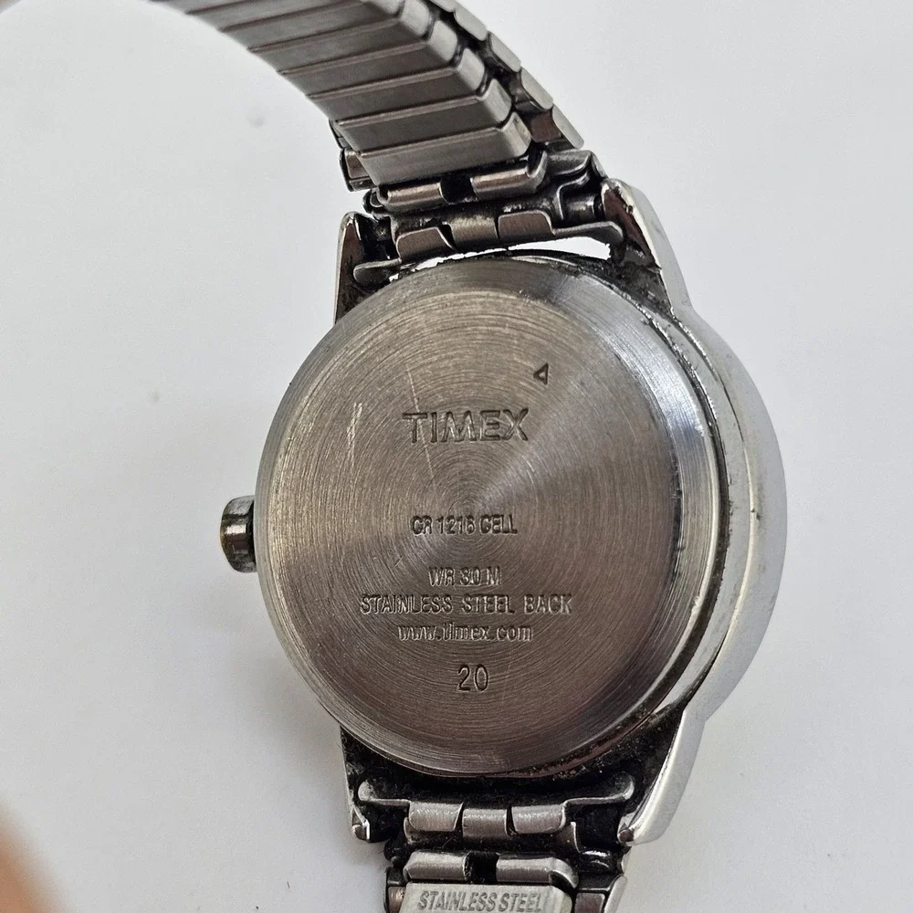 Timex Women's 25MM White Dial Expandable‎ Band 6